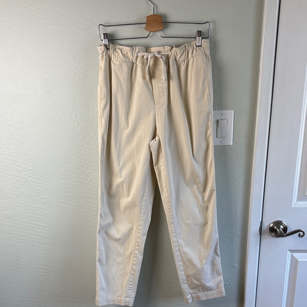 Margaret O'Leary Cream Straight Leg Pants